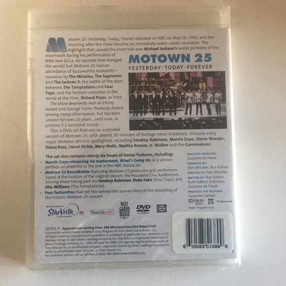 New sealed Motown 25 yesterday today forever dvd - Picture 2 of 6
